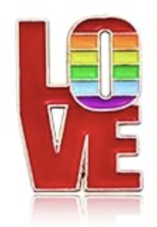 Pin's Red Love Pride