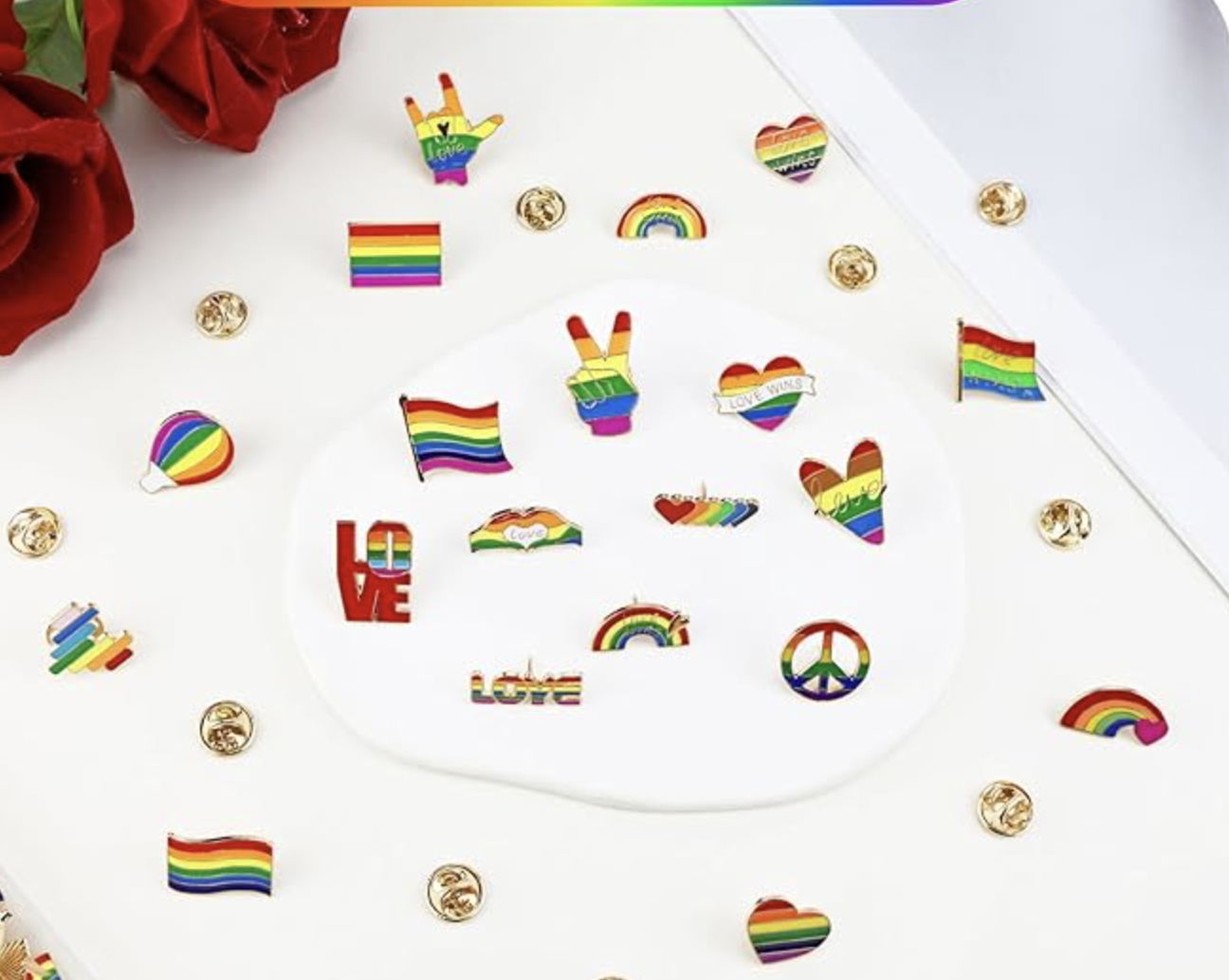 Pin's Red Love Pride – Image 3