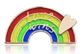 Pin's Arc-en-ciel LOVE WINS