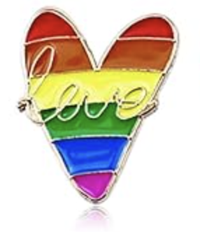 Pin's Cœur Love Gold